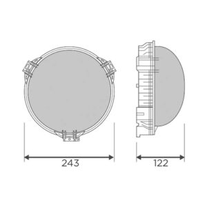 Luminária de Teto Plafon Redondo Estilo Industrial
