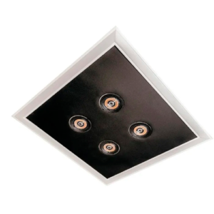 Luminária de Teto Embutido Dupla Iluminação Aro e Spot