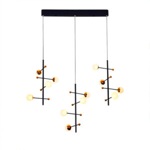 Luminária de Teto Fuxico 3 Pendentes