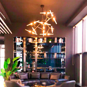 Luminária de Teto Lustre 18 Lâmpadas