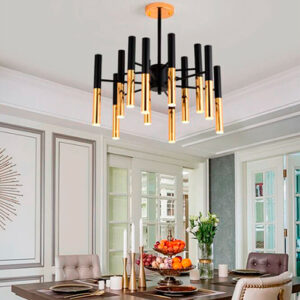 Luminária de Teto Lustre 19 Lâmpadas Silício