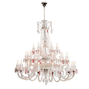 Luminária de Teto Lustre Baccarat 36 Lâmpadas