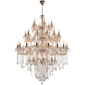 Luminária de Teto Lustre Maria Thereza 36 Lâmpadas