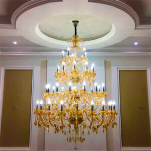 Luminária de Teto Lustre Maria Thereza 36 Lâmpadas