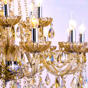 Luminária de Teto Lustre Maria Thereza 36 Lâmpadas