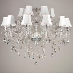 Luminária de Teto Lustre Maria Thereza com Cúpula