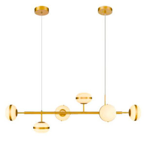 Luminária de Teto Pendente 6 Globos Leida