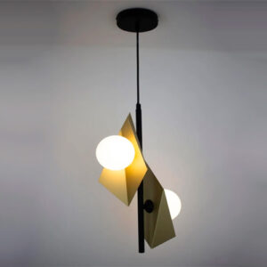 Luminária de Teto Pendente Dobradura Duplo