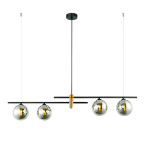 Luminária de Teto Pendente Guadua 4 Globos