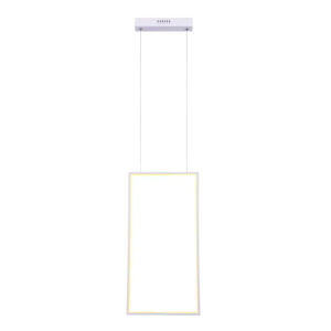 Luminária de Teto Pendente LED Barra Retangular em Pé