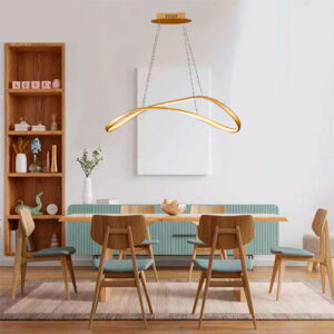 Luminária de Teto Pendente LED Fino Aro Deforme