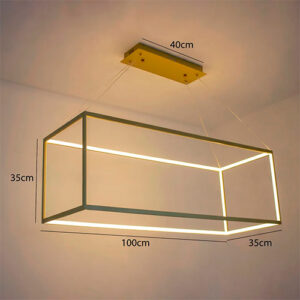 Luminária de Teto Pendente Led Integrado Retam