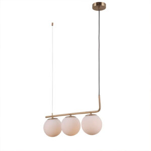 Luminária de Teto Pendente Poa 3 Globos