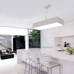 Luminária de Teto Pendente Retangular 4