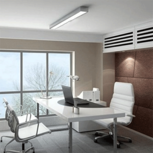 Luminária de Teto Sobrepor Retangular Acrílico 1