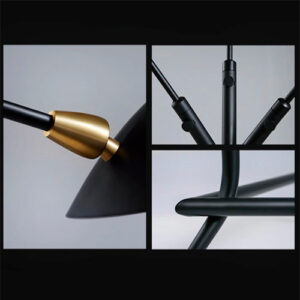 Luminária de Chão Coluna Antique Tripla