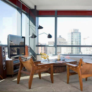 Luminária de Chão Coluna Antique Tripla