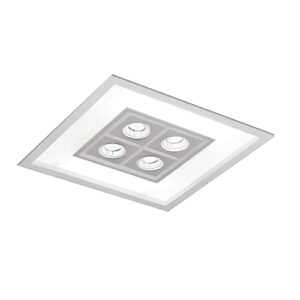 Luminária de Teto Embutido Quadrado Mira