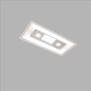 Luminária de Teto Embutido Retangular Mira Pontas