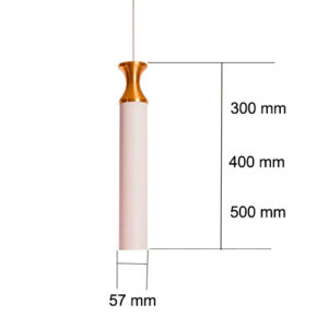 Luminária de Teto Pendente Carretel Dicroica