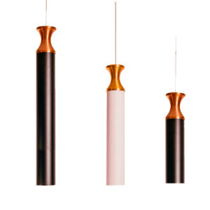 Luminária de Teto Pendente Carretel Dicroica