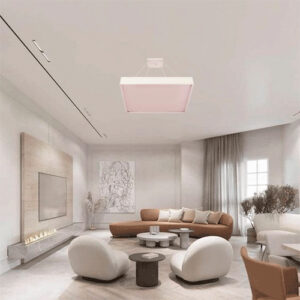 Luminária de Teto Pendente LED integrado Quadrado