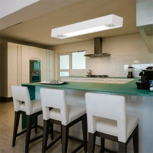 Luminária de Teto Pendente Retangular 2 com Lâmpada