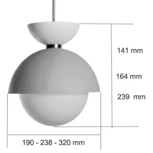 Luminária de Teto Pendente Tasa