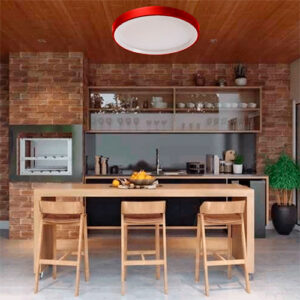 Luminária de Teto Plafon Redondo Sobrepor LED Integrado