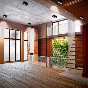 Luminária de Teto Plafon Sobrepor Frente Recuada para 2 Lâmpadas