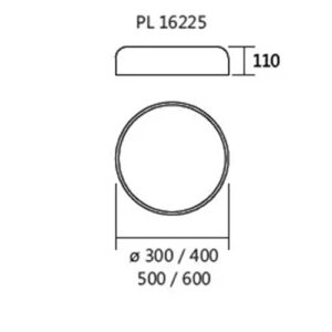 Luminária de Teto Plafon Titan
