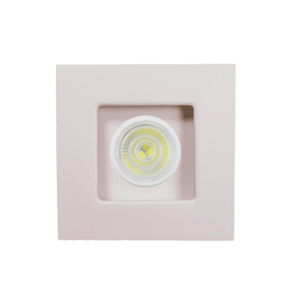 Luminária de Teto Spot Embutido Quadrado Recuado