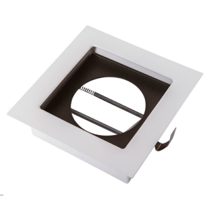 Luminária de Teto Spot Embutido Quadrado Recuado