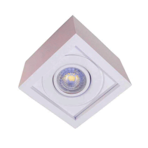 Luminária de Teto Spot Sobrepor Quadrado Recuado