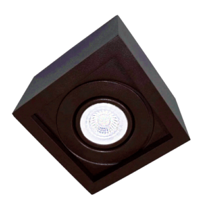 Luminária de Teto Spot Sobrepor Quadrado Recuado