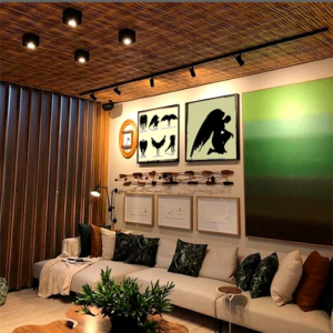 Luminária de Teto Spot Sobrepor Quadrado Recuado