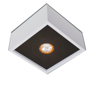 Luminária de Teto Spot Sobrepor Quadrado Recuado