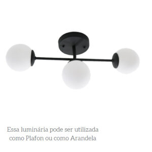 Luminária de Parede Arandela Mariano Triplo2