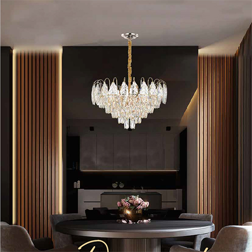 Luminária de Teto Lustre Cristal Diamante