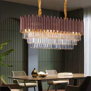 Luminária de Teto Lustre Etoile Retangular1