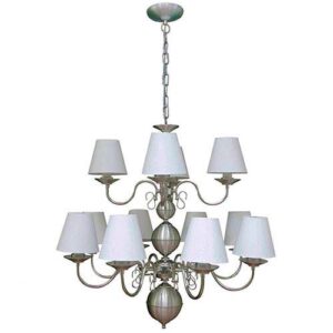 Luminária de Teto Lustre Holandês 12 Cúpulas-1