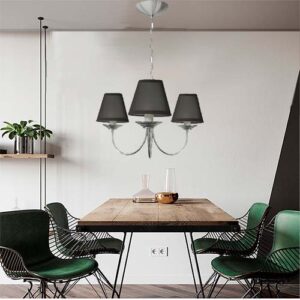 Luminária de Teto Lustre Madrilenho 3 Cúpulas-3