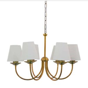 Luminária de Teto Lustre Madrilenho 6 Cúpulas-1