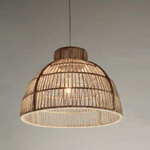 Luminária de Teto Pendente em Fibra Natural Sisal 1 104