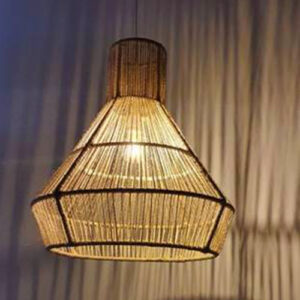 Luminária de Teto Pendente em Fibra Natural Sisal 1002