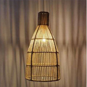 Luminária de Teto Pendente em Fibra Natural Sisal 1006