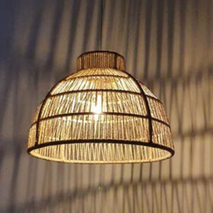 Luminária de Teto Pendente em Fibra Natural Sisal 2 104