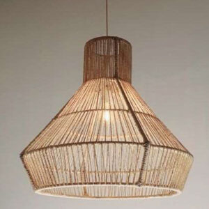 Luminária de Teto Pendente em Fibra Natural Sisal1 1002