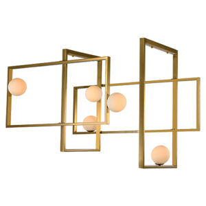 Luminária de Teto Plafon Retan