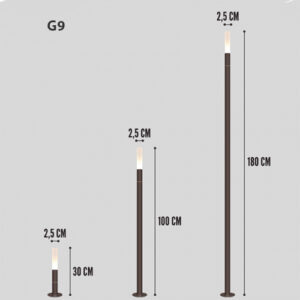 Luminária de Chão Balizador Com Acrílico 2